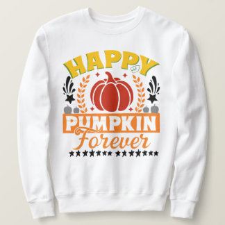Sweatshirt Bonne saison de Citrouille à jamais avec citrouill