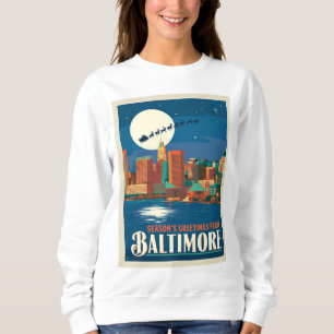 Sweatshirt Bonnes Fêtes de Baltimore