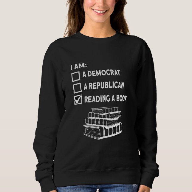 Sweatshirt Bookword Avid Reader Lecture Lecture Lecture d'un  (Devant)