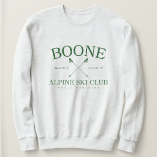 Sweatshirt Boone Alpine Ski Club, Caroline du Nord