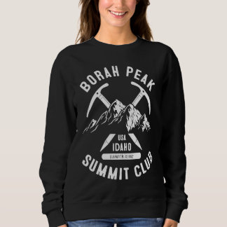 Sweatshirt Borah Peak Idaho Summit Club I A Grimpé Elk Noir P