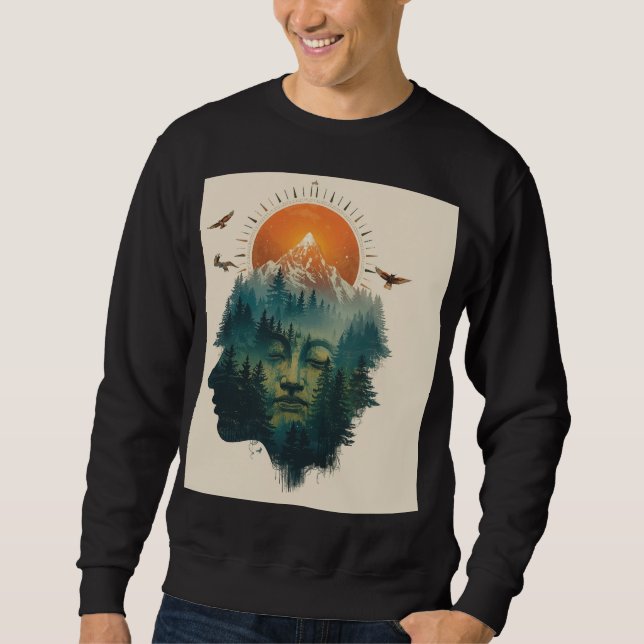 Sweatshirt Bouddha (Devant)