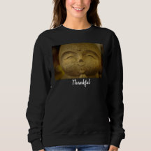 Bouddha féminin souriant et reconnaissant