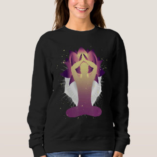 Sweatshirt Bouddhisme Zen Fleur de Lotus Spirituel Yogi Médit