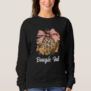 Sweatshirt Bougie Fall Leopard Citrouille Sunflower