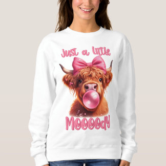 Sweatshirt Boujee Highland Cow