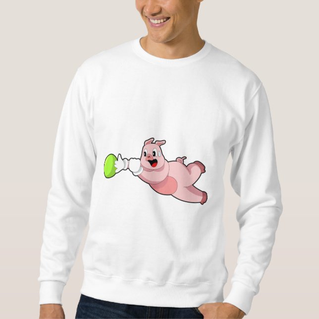 Sweatshirt Boule de Bowling (Devant)