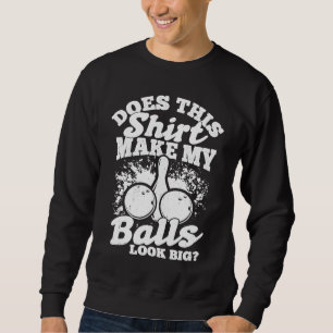 Sweatshirt Boule de quille de bowling Grève Équipe Allée de q