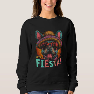 Sweatshirt Bouledogue Français - Drôle de Cinco De Mayo Homme