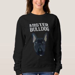 Sweatshirt Bouledogue Monsieur Têtu Vintage Bouledogue França