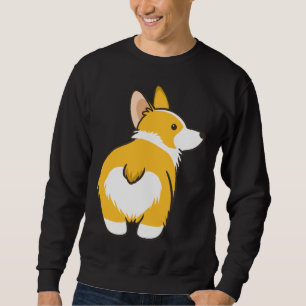 Sweatshirt Bouton Coeur Corgi