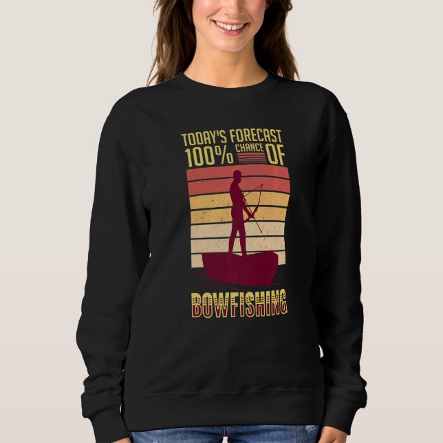 Sweatshirt BowFishing Bow Lights Flèches Crossbow Bowfisher 1 (Devant)