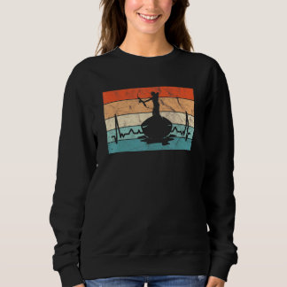 Sweatshirt BowFishing Heartbeat Poisson Chasse 1