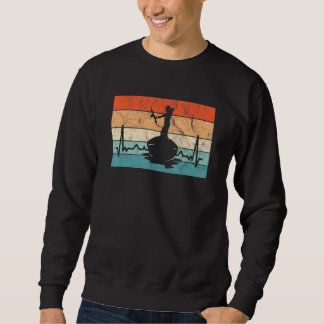 Sweatshirt BowFishing Heartbeat Poisson Chasse 1