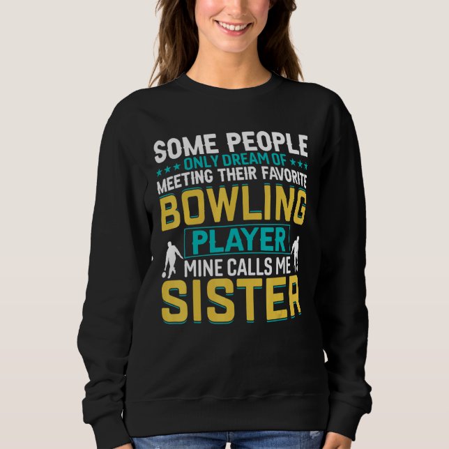 Sweatshirt Bowling Ball Et Bowling Pin (Devant)