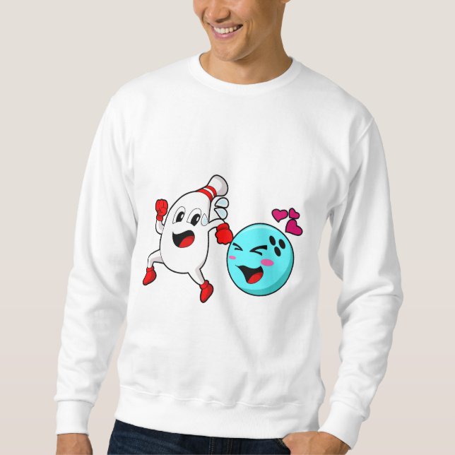 Sweatshirt Bowling Bowling Bowling (Devant)