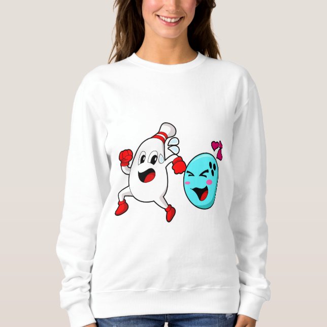 Sweatshirt Bowling Bowling Bowling (Devant)