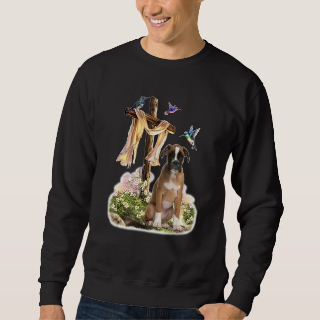 Sweatshirt Boxe Brown de colibri (Devant)