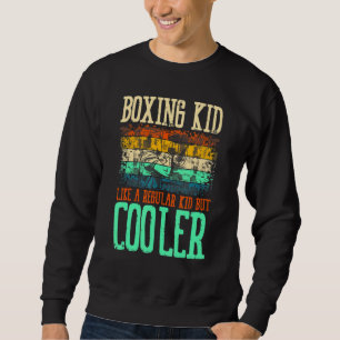 Sweatshirt Boxe Enfant Comme Un Gants Pour Enfants Régulier L