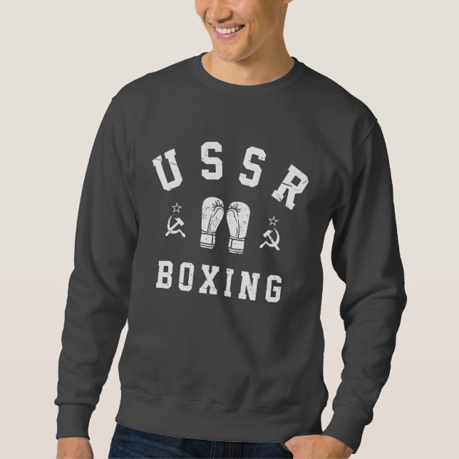 Sweatshirt Boxe URSS  (Devant)