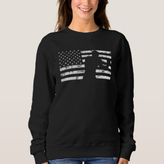 Sweatshirt Boxer Usa Drapeau Boxer Glove Fighter Fight Kickbo