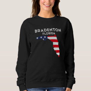 Sweatshirt Bradenton Floride États-Unis État Amérique Voyage 