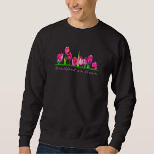 Sweatshirt Bradford Sur Avon Uk Aquarelle Tulip Femmes Filles