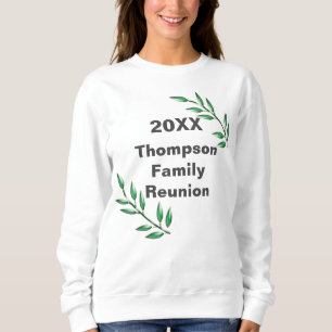 Sweatshirt Branches de l'arbre de réunion familiale Feuilles