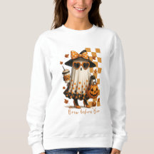 Brasser avant le Boo - Cute Coffee Ghost Halloween