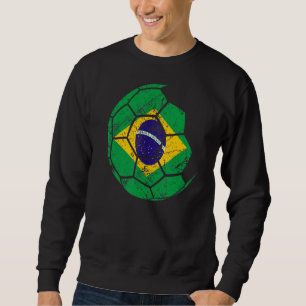 Sweatshirt Brésil Football Équipe Nationale Soutien L'Équipe 
