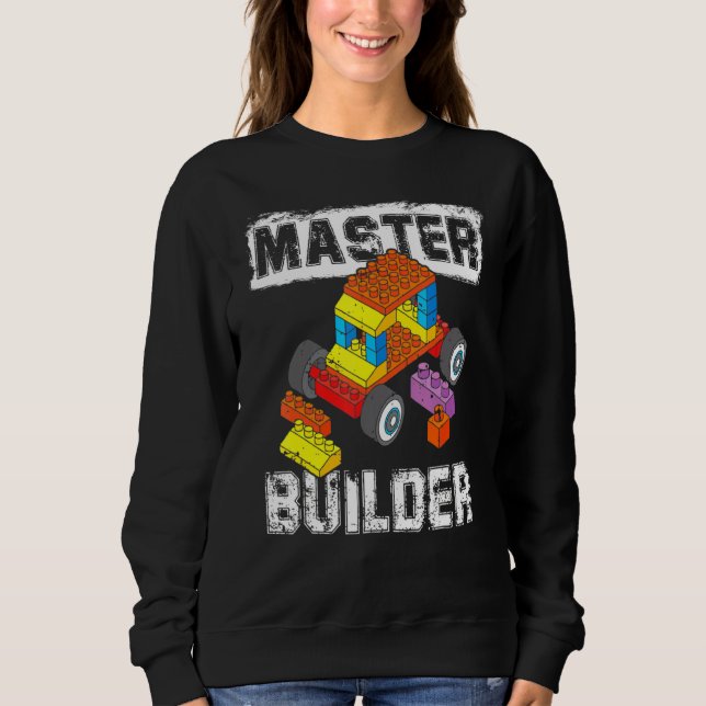 Sweatshirt Brick Builder Blocs Master Builder Jouet pour enfa (Devant)