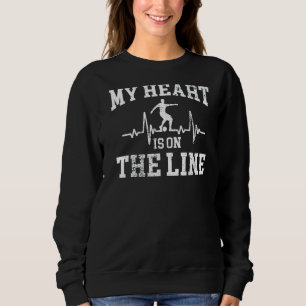 Sweatshirt Brise De Coeur Ekg Pulse Mon Coeur Est En Ligne So