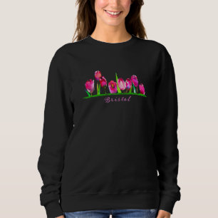 Sweatshirt Bristol Uk Aquarelle Tulip Femmes Gardeners filles