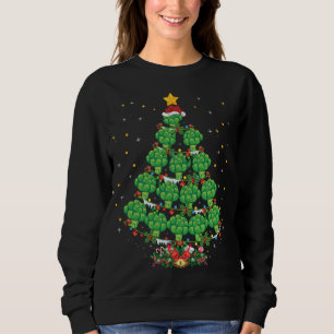 Sweatshirt Broccoli Lover Xmas cadeau Broccoli Arbre de Noël