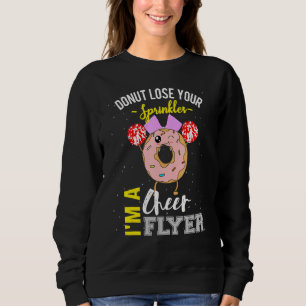 Sweatshirt Broche Cheerlead Donut Pom-pom girl Devis