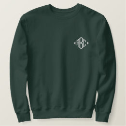 Sweatshirt Brodée Broderie Initiales personnalisées Monogrammes