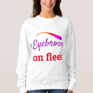 Sweatshirt Brosses colorées sur Fleek Flawy Flawless, ZFJ
