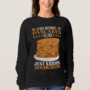 Sweatshirt Brunch Costume Pancake Petit déjeuner Pancake