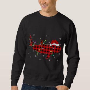 Sweatshirt Buffalo Plaid Family Matching Baleine Requin Chris