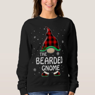 Sweatshirt Buffle de Gnome Laissé Correspondant Famille Chris
