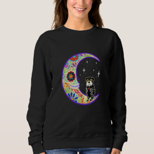 Sweatshirt Bulldog Dia De Los Muertos Squelette
