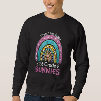 Sweatshirt Bunnies De 1Ème Année J'Enseigne Le Leopard Le Plu