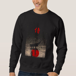 Sweatshirt Bushido Code Samurai Japonais Guerrier Kanji