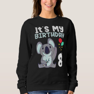 Sweatshirt C`est mon anniversaire 8 Enfants Soirée Thématique