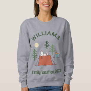 Sweatshirt cacahuètes Camping vacances en famille