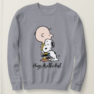 Sweatshirt cacahuètes   Charlie Brown & Snoopy Hug