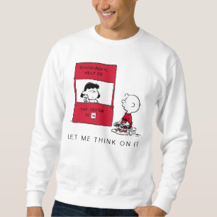 Sweatshirt cacahuètes   Lucy donne des conseils Brown à Charl