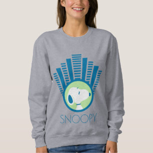 Sweatshirt cacahuètes Snoopy Blue Deco Dreams