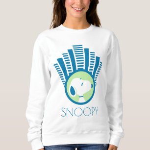 Sweatshirt cacahuètes Snoopy Blue Deco Dreams