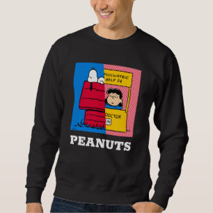 Sweatshirt cacahuètes   Snoopy & Lucy Half & Half